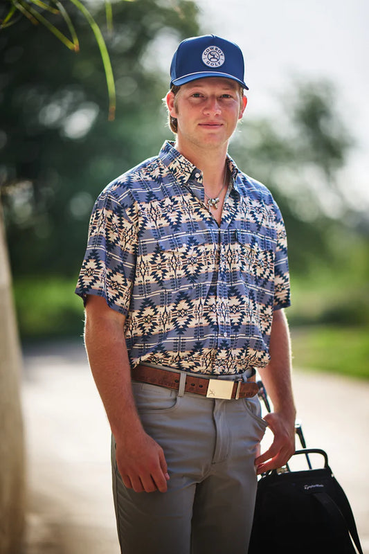 Hooey Men’s Sol Whitecap Grey SS Pearl-snap