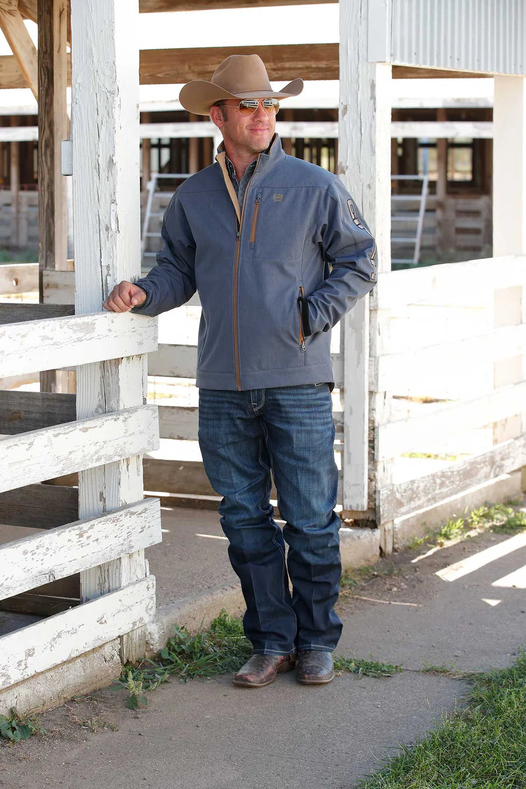 Cinch Men’s Blue Bonded Jacket