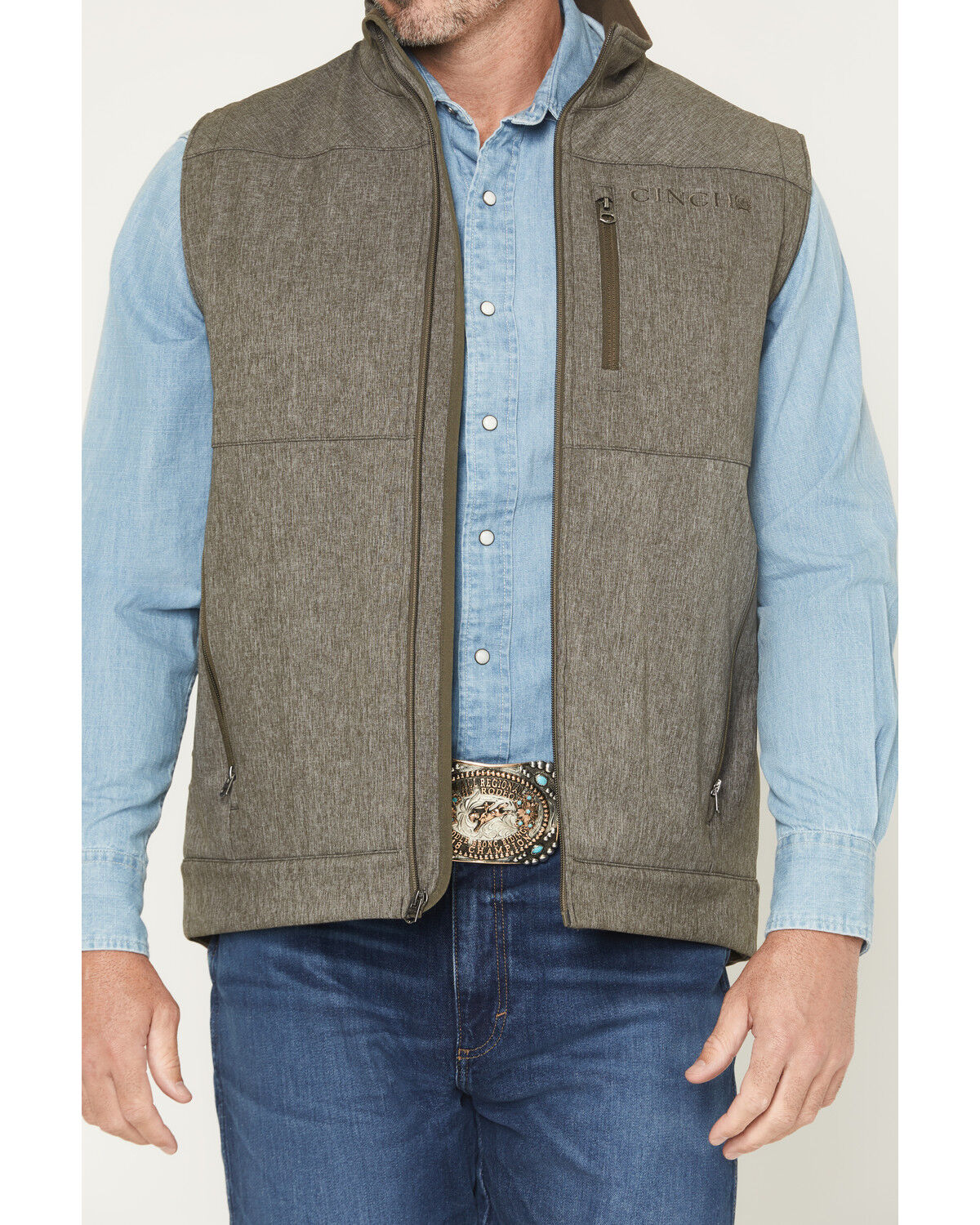 CINCH MEN'S BONDED CONCEALED CARRY SOFTSHELL VEST