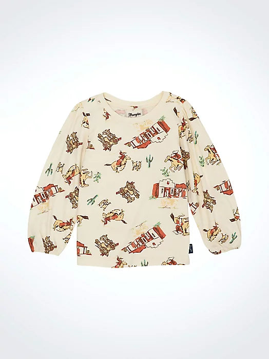 Wrangler Girl’s Knit Dessert L/s