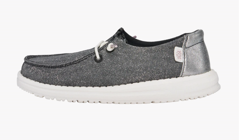 Wendy Toddler Metallic Sparkle Charcoal