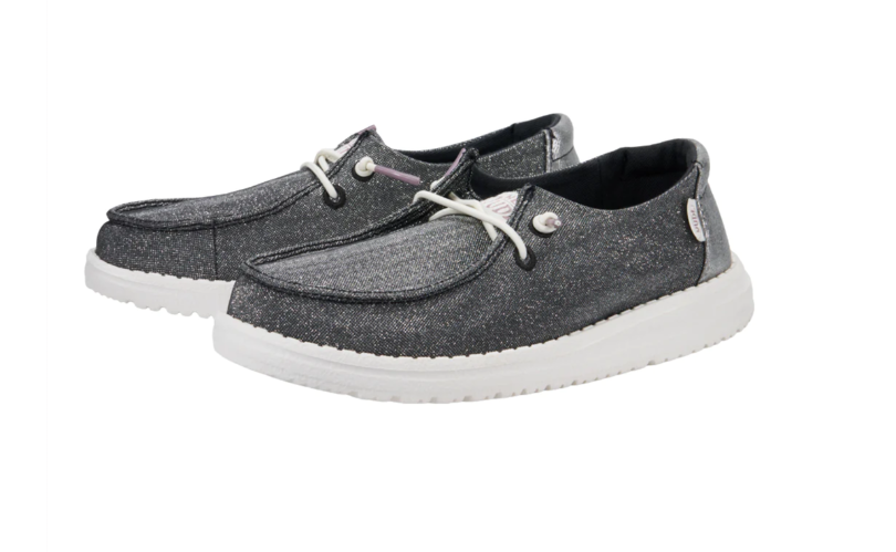 Wendy Toddler Metallic Sparkle Charcoal