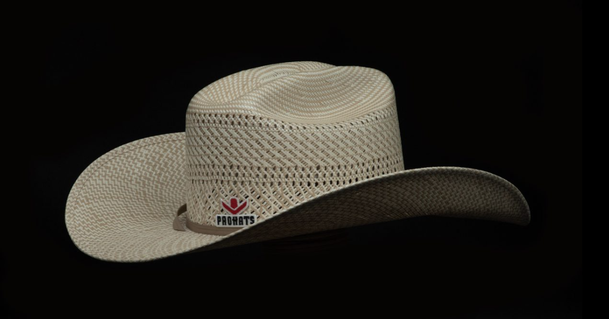🤠ProHat Straw With Tan Hatband