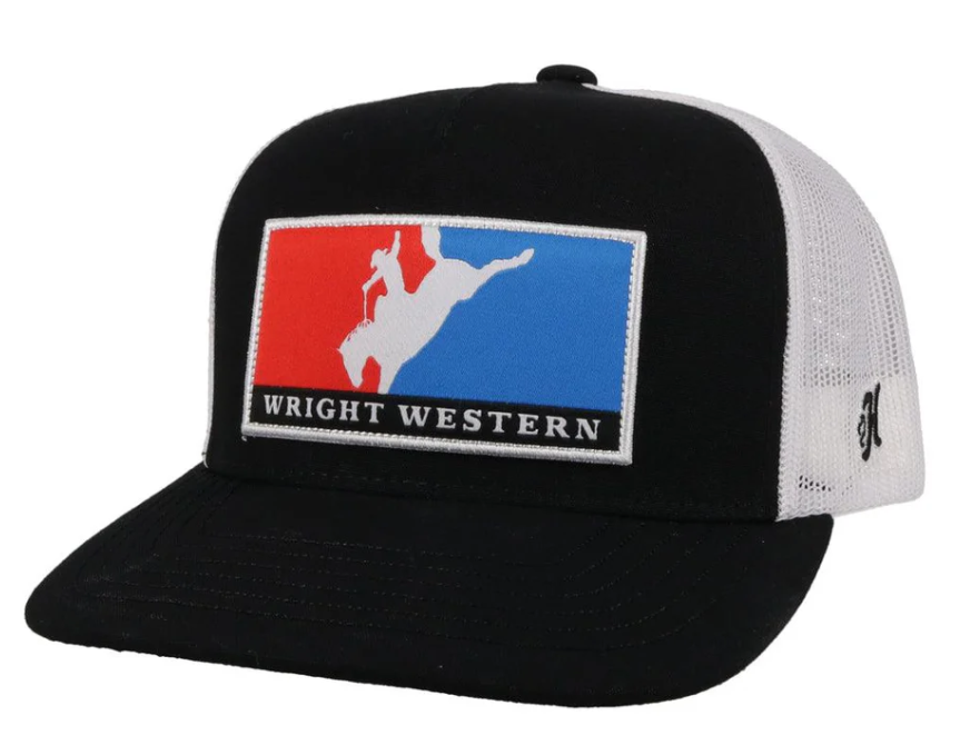 WRIGHT BROTHERS HAT BLACK/WHITE