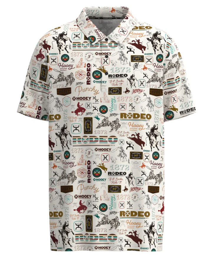 YOUTH Cream Hooey Logo "Weekender" Polo
