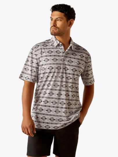 Ariat Men's All Over Print- Silver Sconce