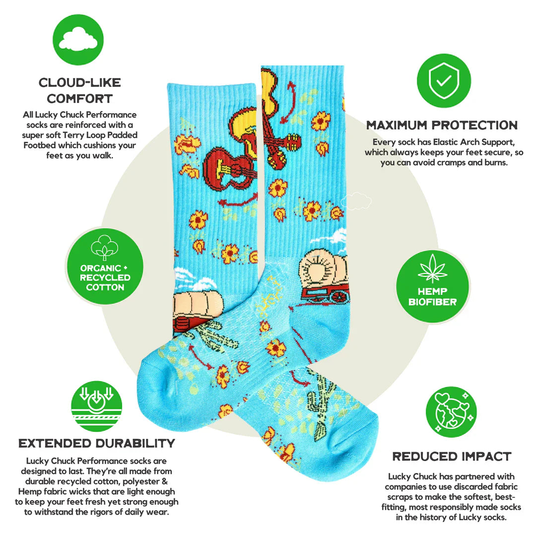 Lucky Chuck- Better Lovers Performance Socks