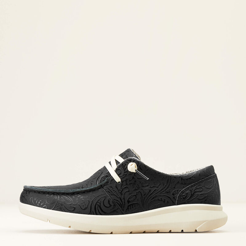 Women’s Ariat Hilo Shoes - Black Floral Embossed