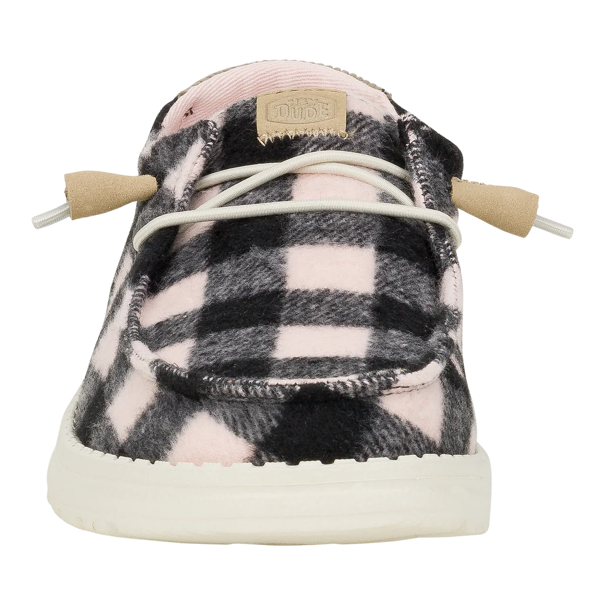 Wendy Buffalo Plaid Pale Pink/Blk