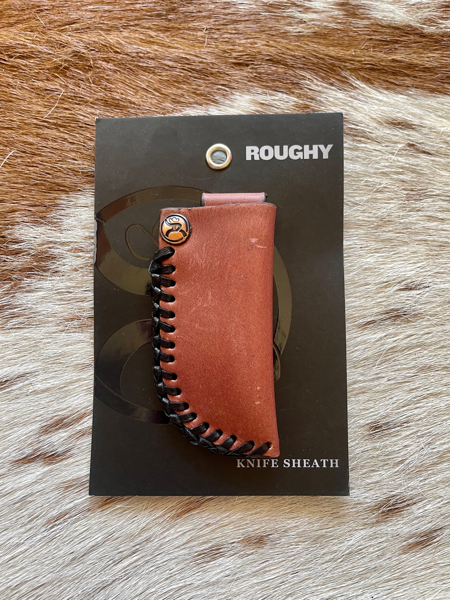 Hooey Brown Tanned Leather Knife Sheath