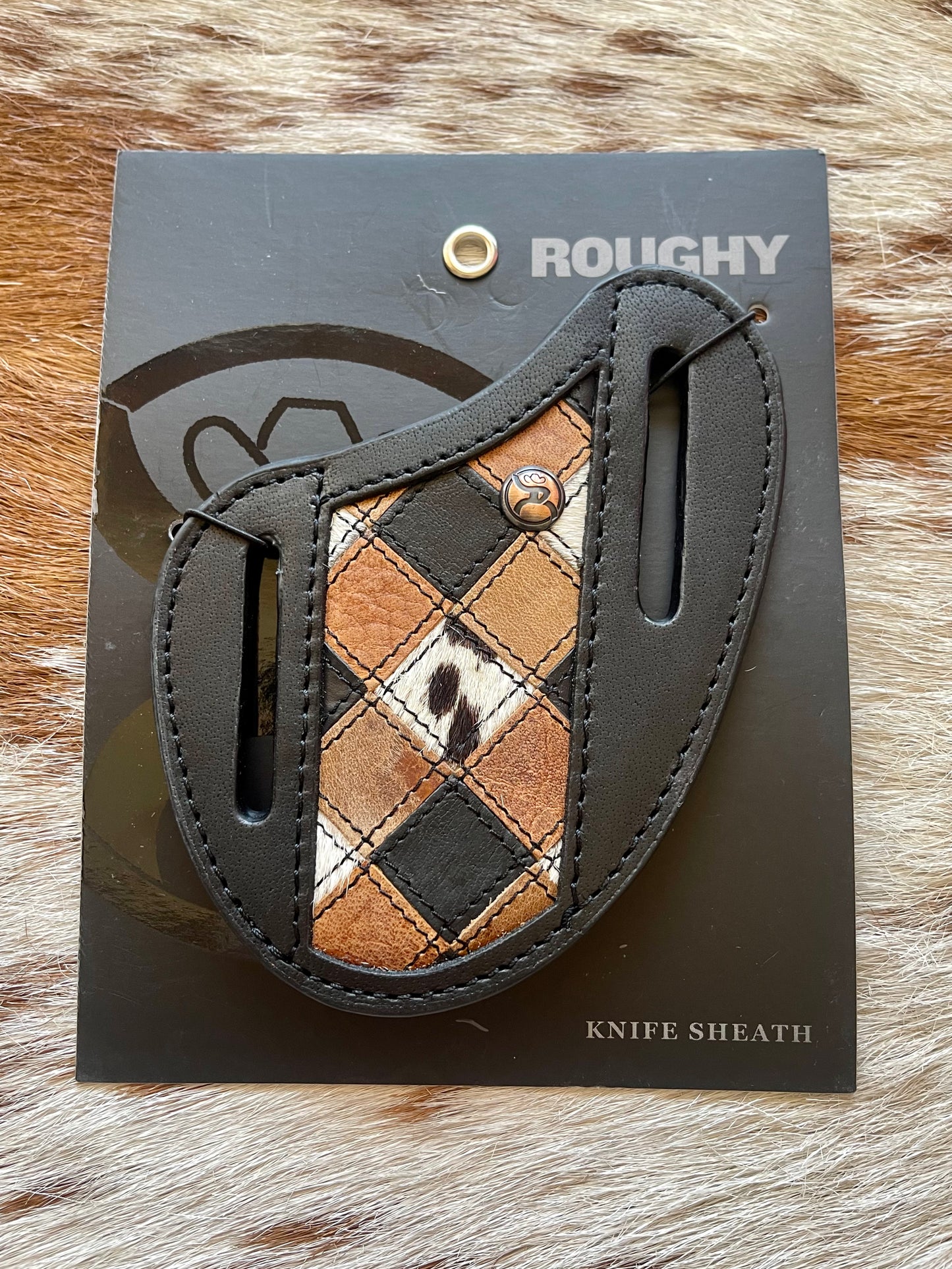 Hooey 'Smackdown' Brwn/Blk Knife Sheath