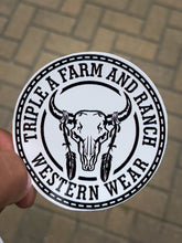 Load image into Gallery viewer, Triple A Bull-Skull Stickers
