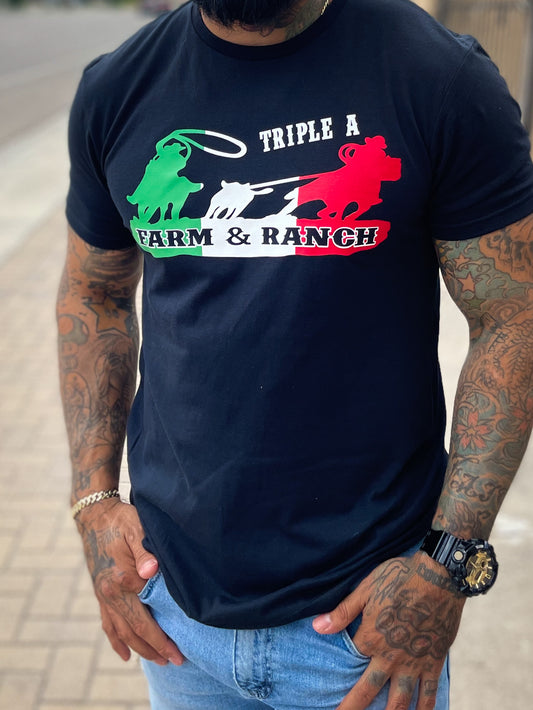 Triple A Mexican Flag Tee