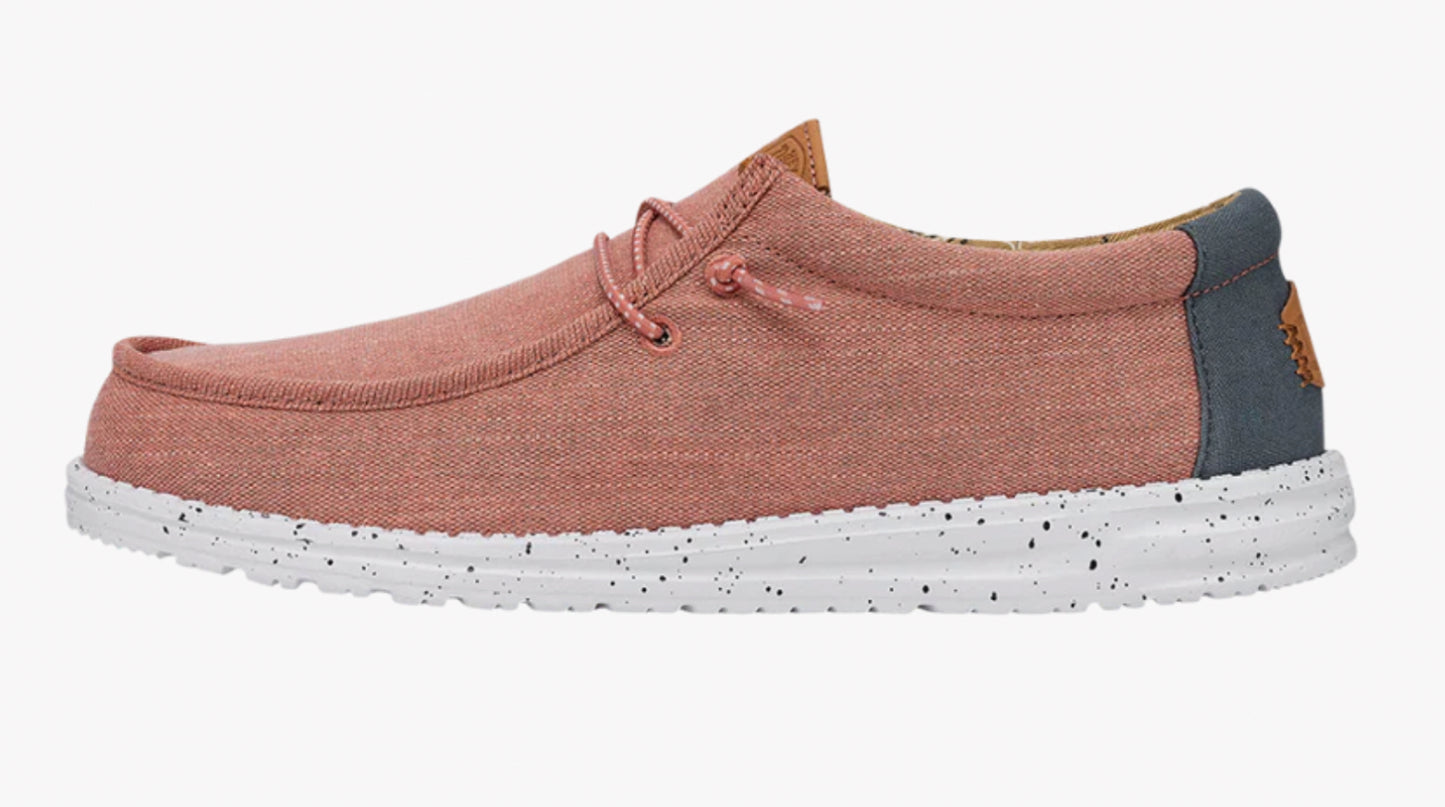 Wally Washed Canvas-Red