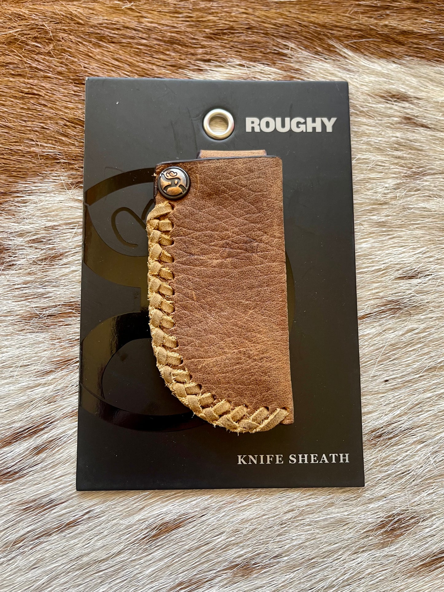 Hooey 'Canyon' Bison Leather Knife