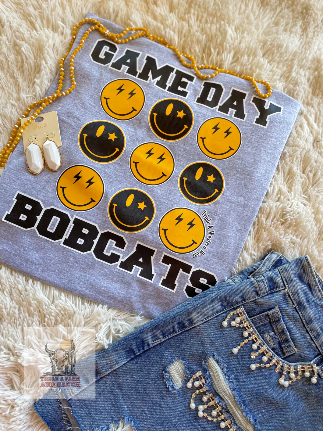 Game Day Bobcats Tee