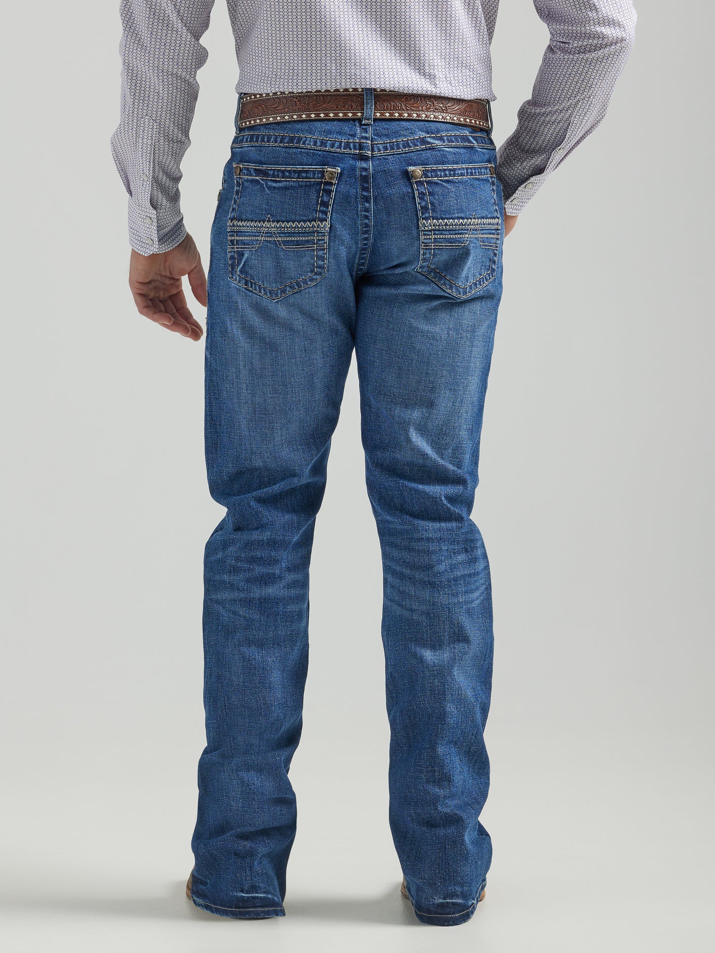 Wrangler Men's Rock 47 Dark Wash Denim Jeans