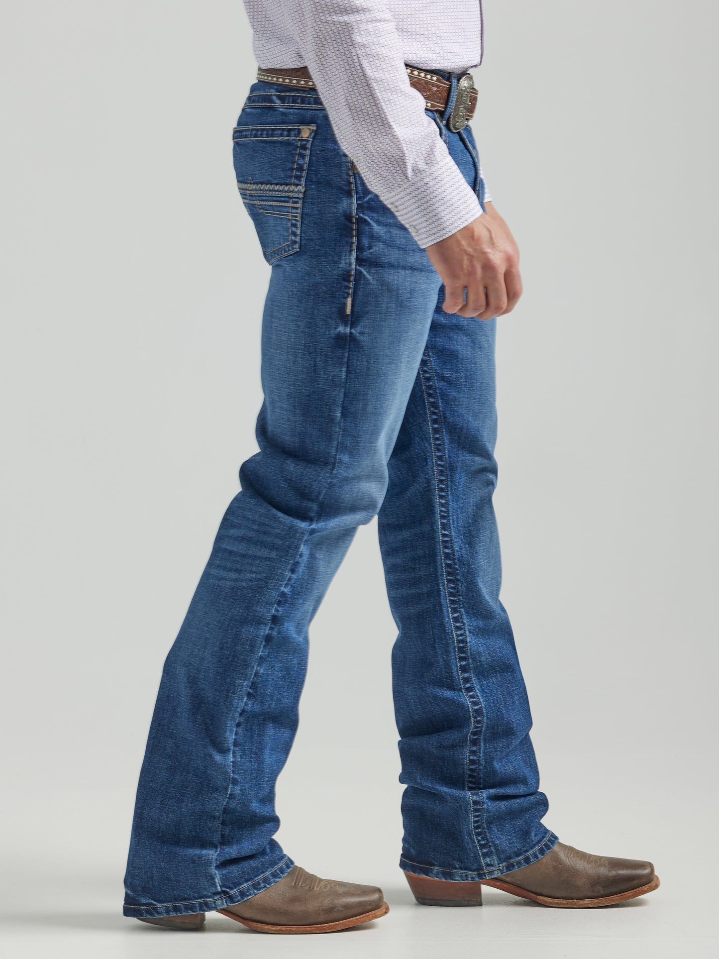 Wrangler Men's Rock 47 Dark Wash Denim Jeans