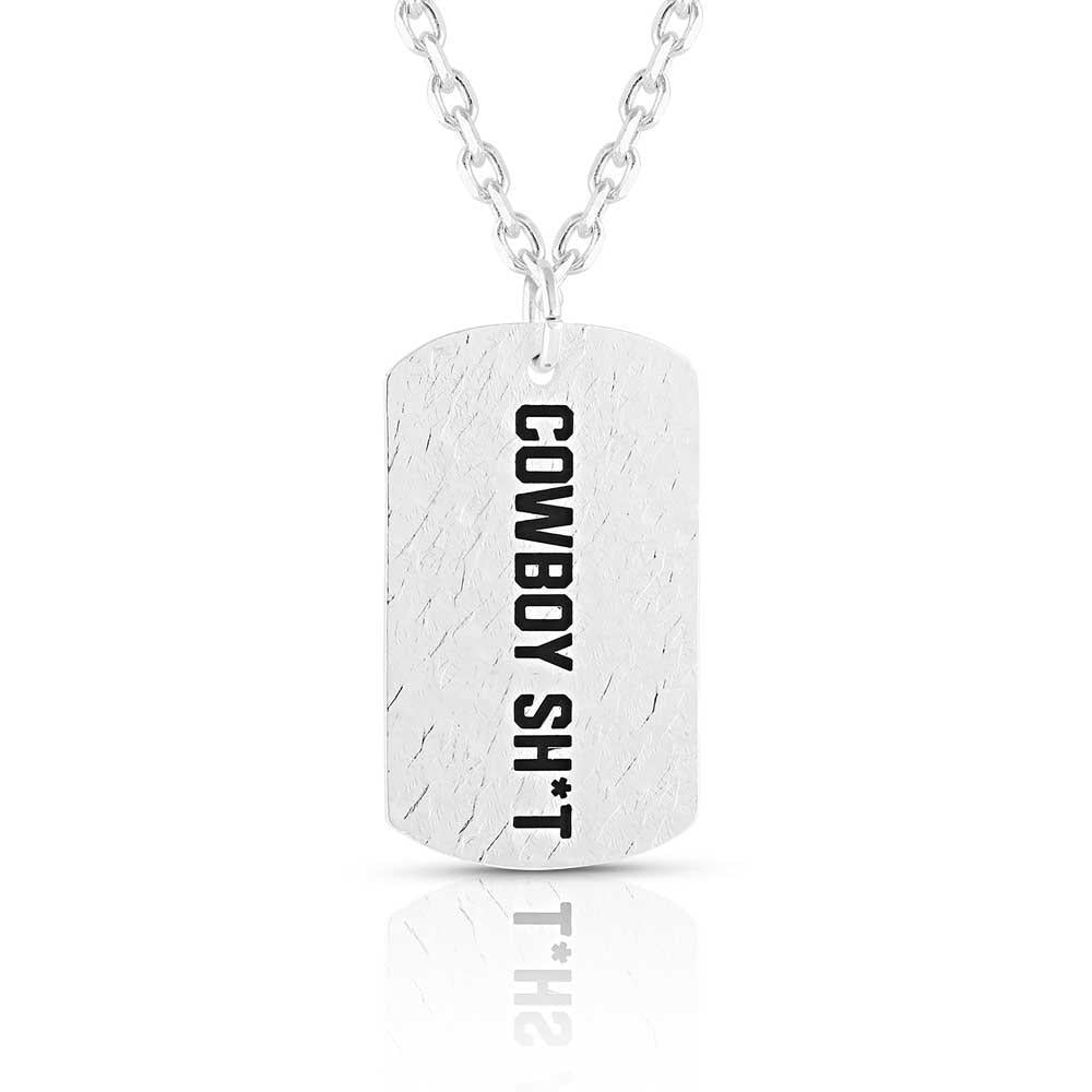 Cowboy Sh*t Silver Necklace