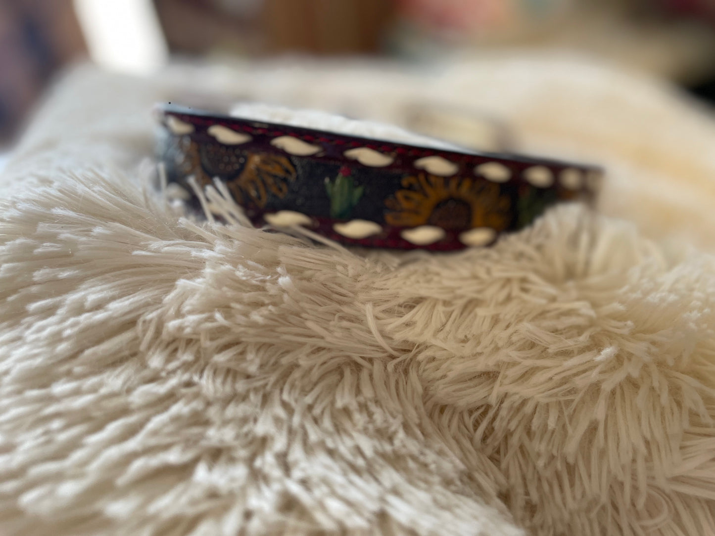 Girl's Ariat Sunflower Cactus Belt