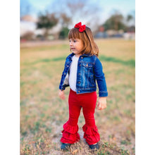 Load image into Gallery viewer, Little Roos Rojo Hair Bow
