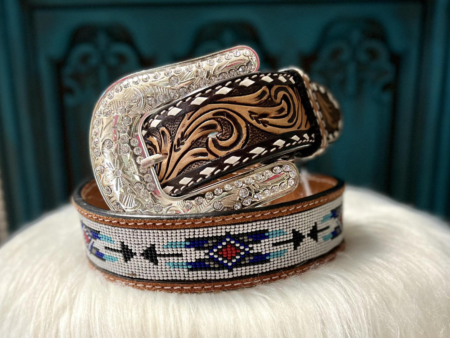 Women's Beaded Belt