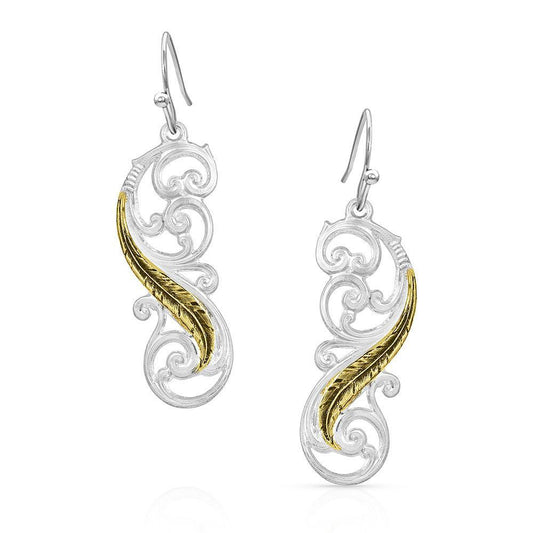 Montana Silversmiths Sunfire Filigree Earrings