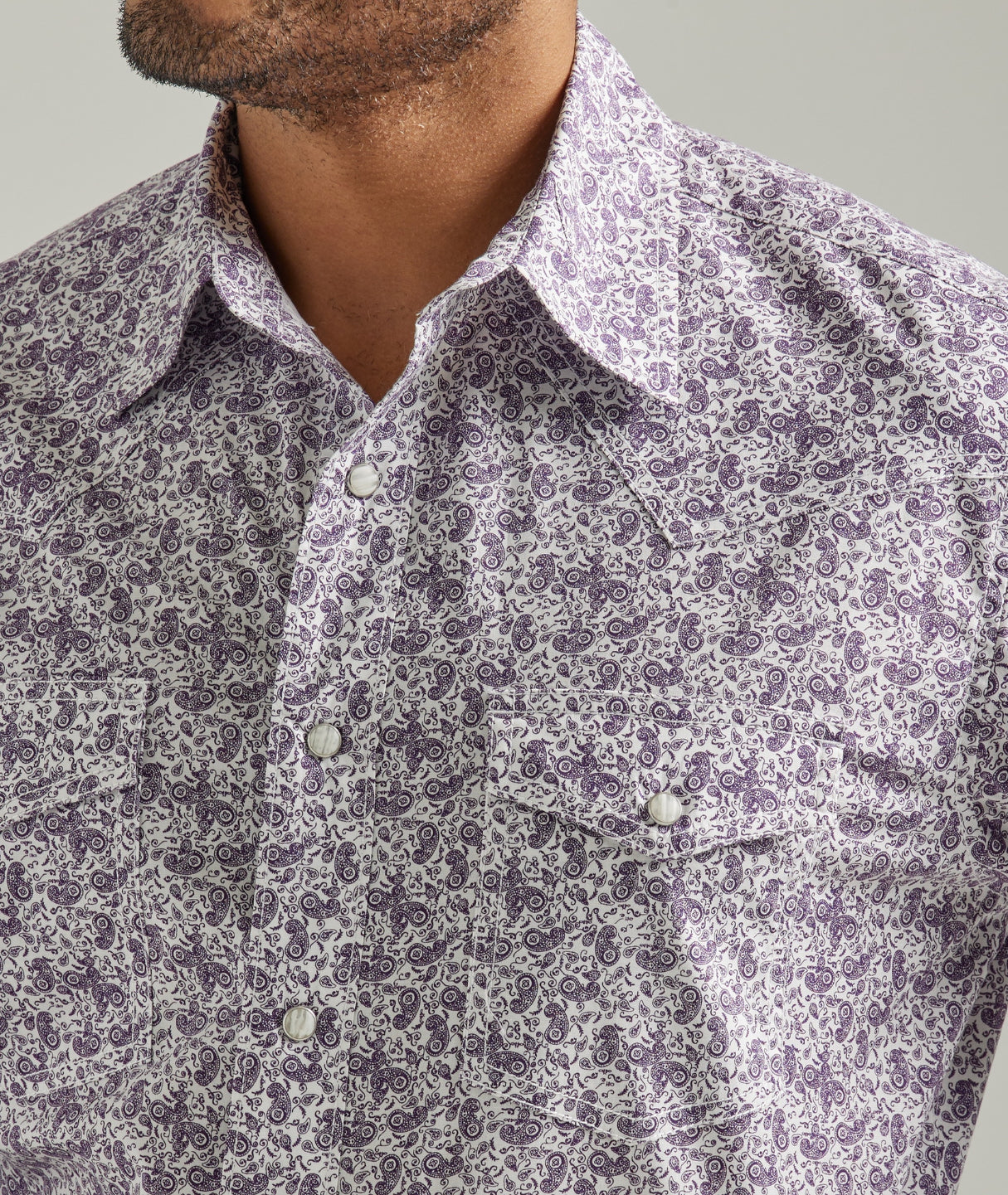 Wrangler 20X Purple Paisley LS