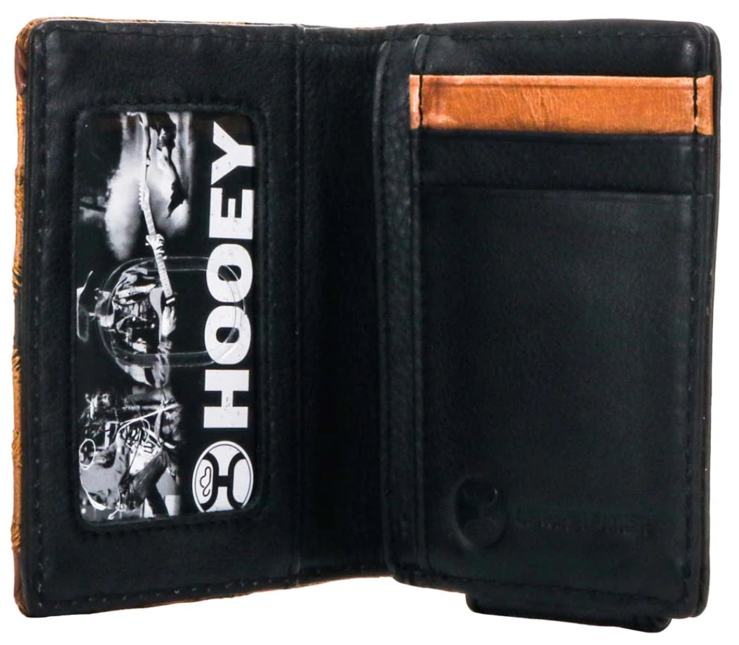 “Montezuma” Bi-Fold Money Clip Wallet HFBF007-BRBK✅