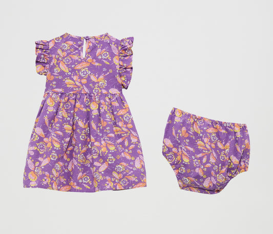 Wrangler Girl’s Infant Purple Cacti Dress