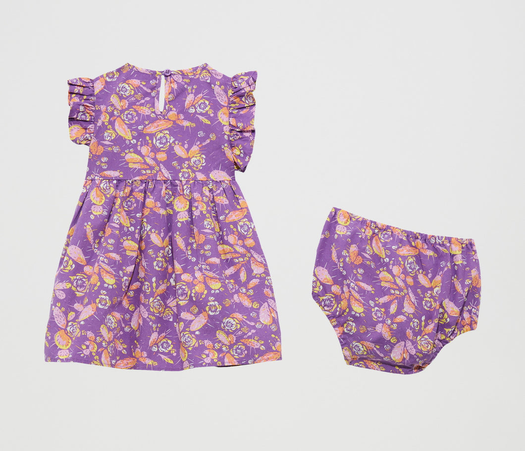 Wrangler Girl’s Infant Purple Cacti Dress
