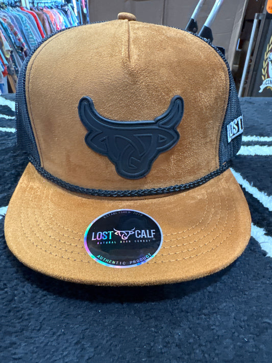 Lost Calf sued brown and black🧢