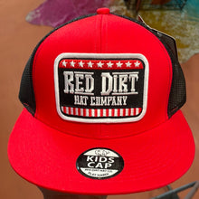 Load image into Gallery viewer, YOUTH Red dirt hat co. Red cap
