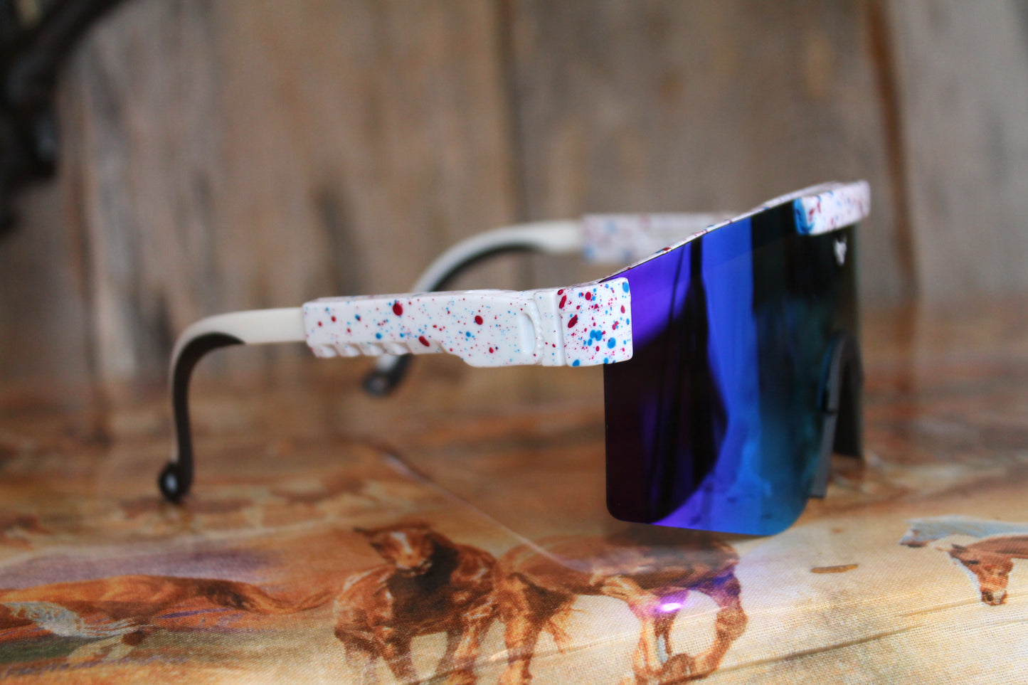 Lost Calf Mullet Sunglasses-Confetti