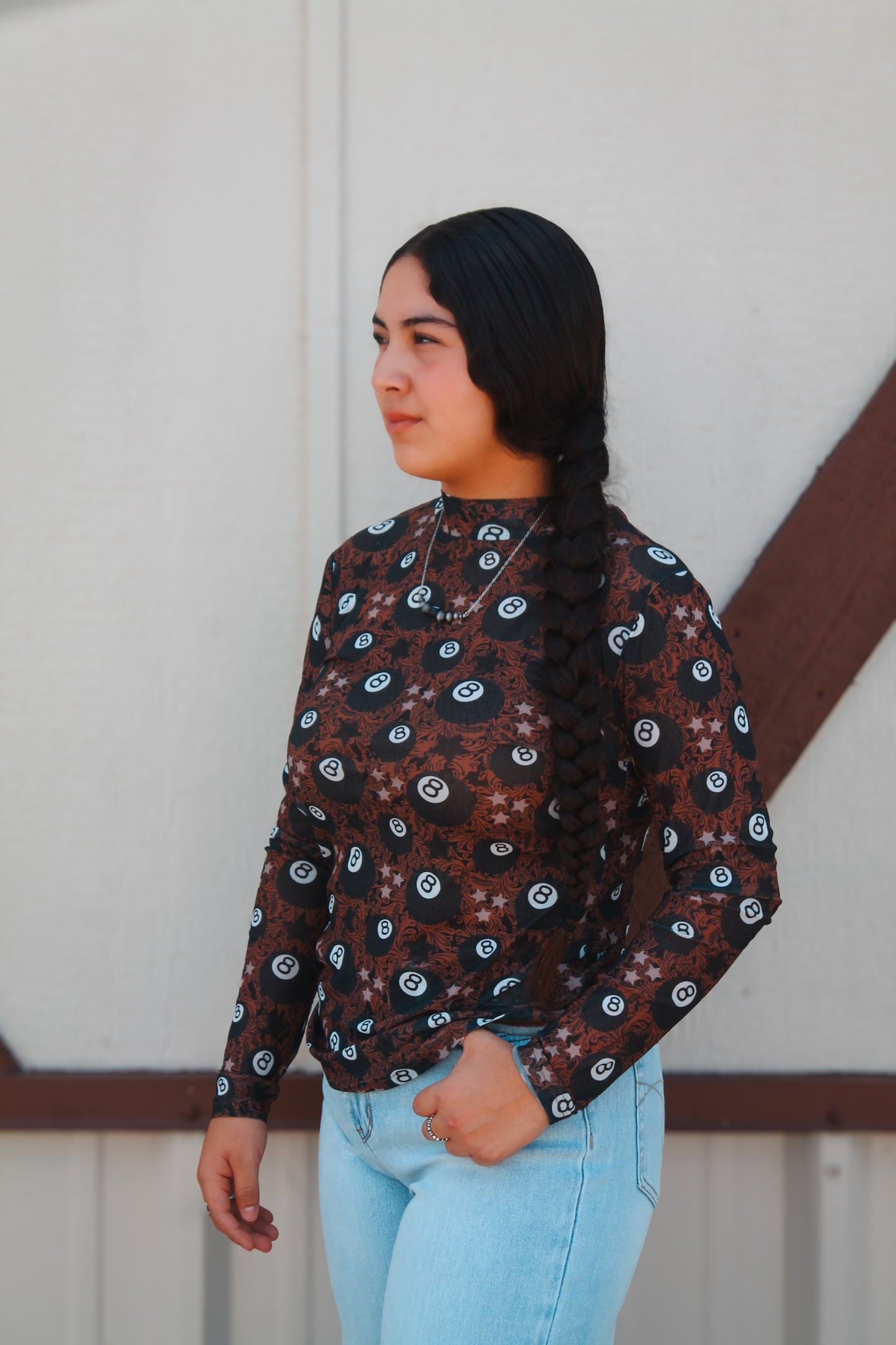 Lucky Shot Mesh Top