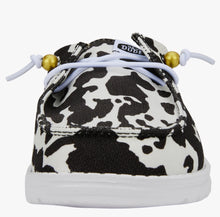 Load image into Gallery viewer, Wendy Slip Classic White/Black Cow Print

