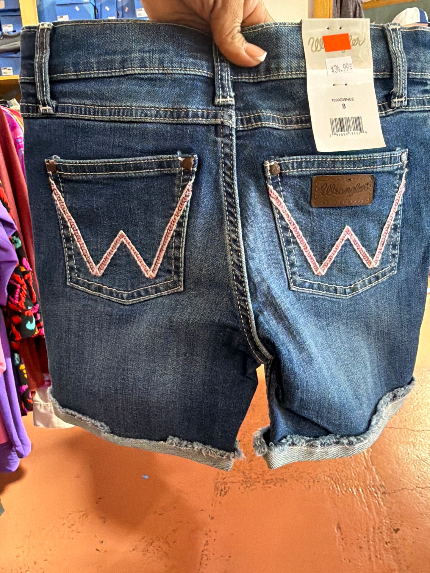 WRANGLER GIRLS JEAN SHORT (1009GWHUE)✅
