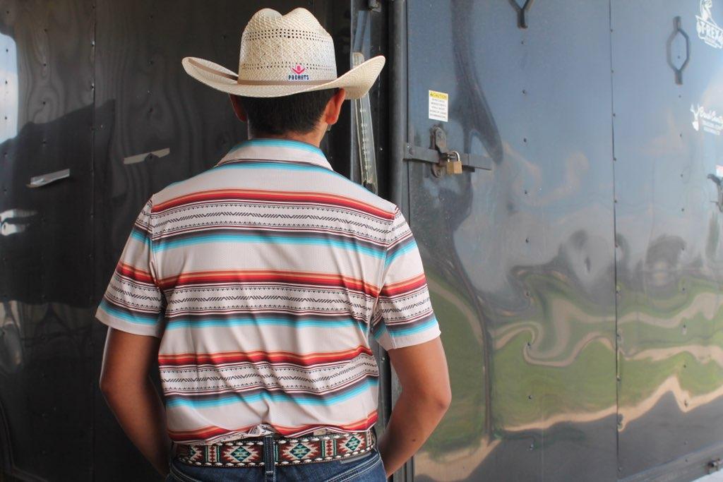 "THE WEEKENDER" CREAM/SERAPE POLO