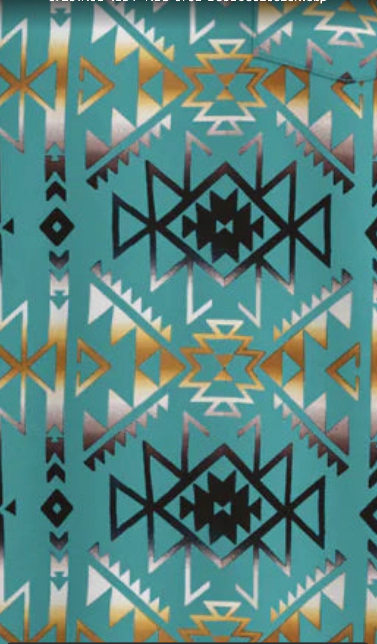 "HOT SHOT" TURQUOISE W/AZTEC POLO