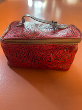Load image into Gallery viewer, Ruby Tooled Makeup Bag
