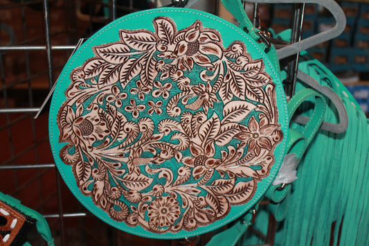 Cimarron Bluff Hand-Tooled Purse