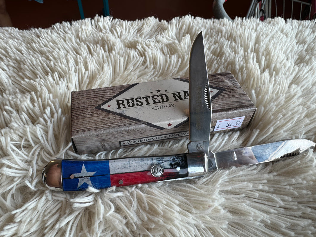 Whiskey Bent Lonestar Trapper Knife