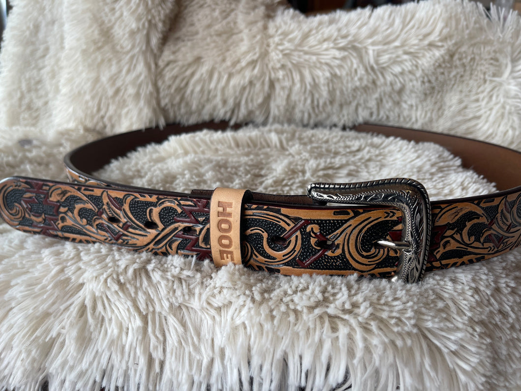 Hooey 'Sundown' Leather Belt