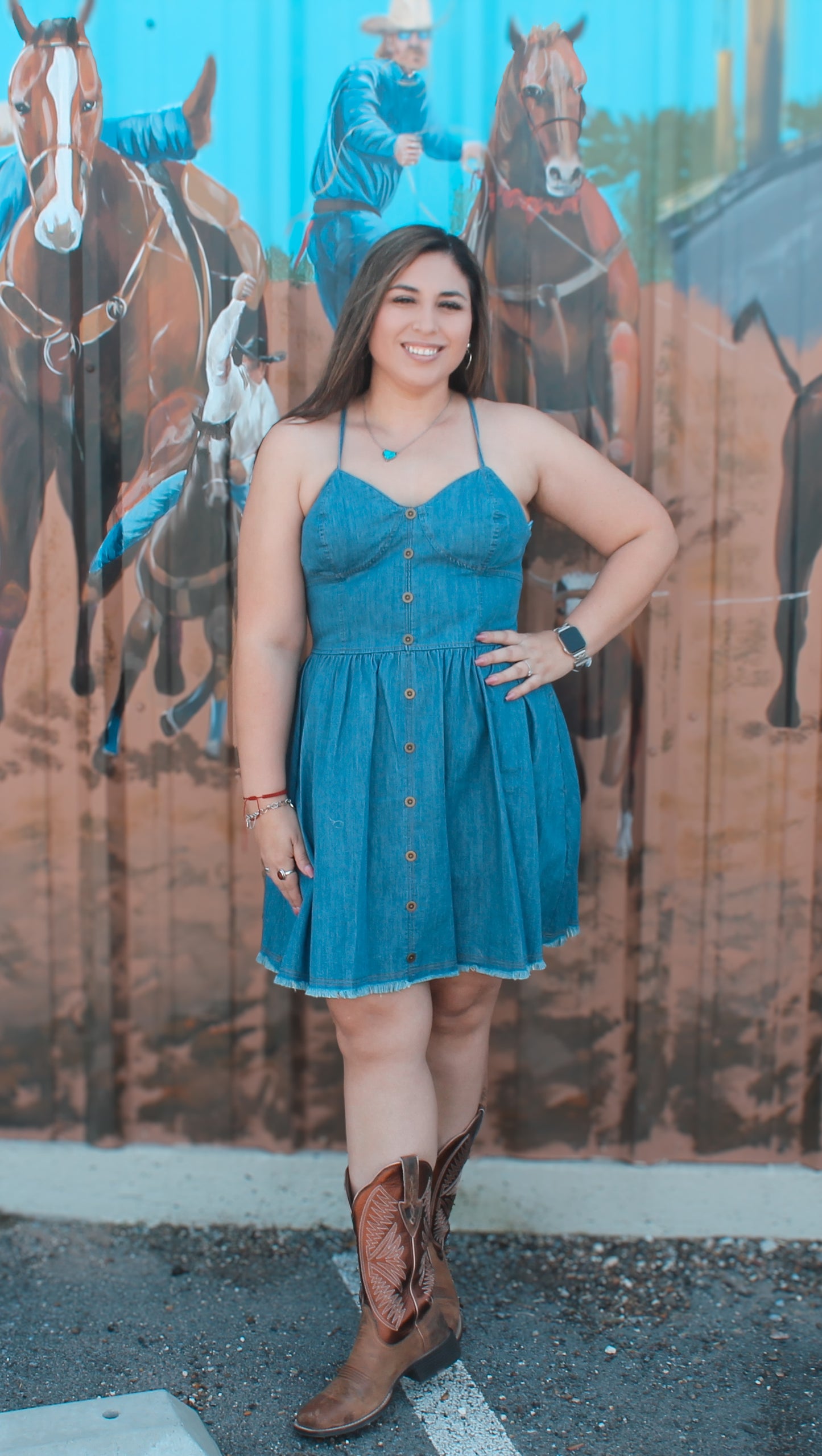 Rock & Roll Denim MiniDress