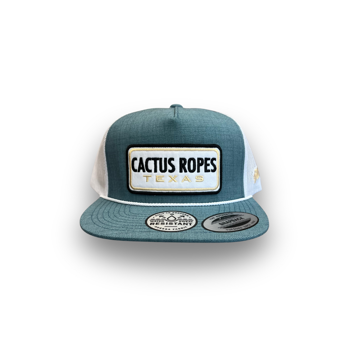Hooey Cactus Ropes TX- Turq/White