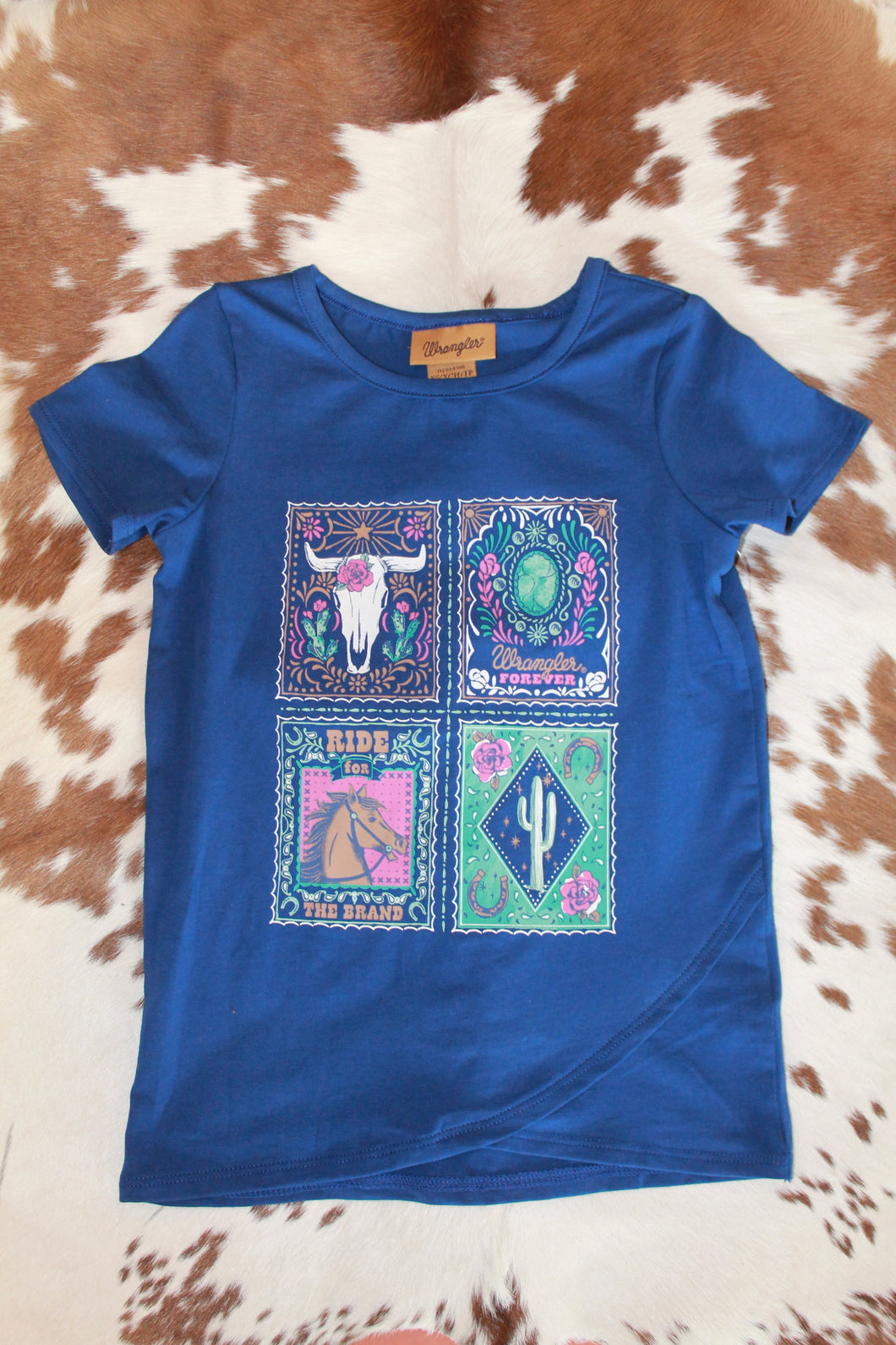 Wrangler Girl's Bull-skull Tee