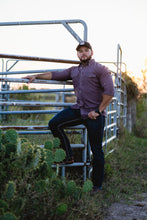 Load image into Gallery viewer, Wrangler Men’s Plum Performance LS
