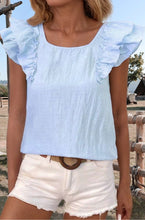 Load image into Gallery viewer, Blue Butterfly Top

