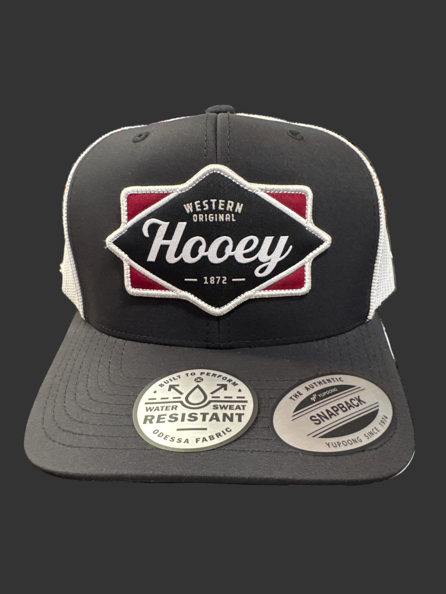 Hooey Diamond Blk/Red Cap