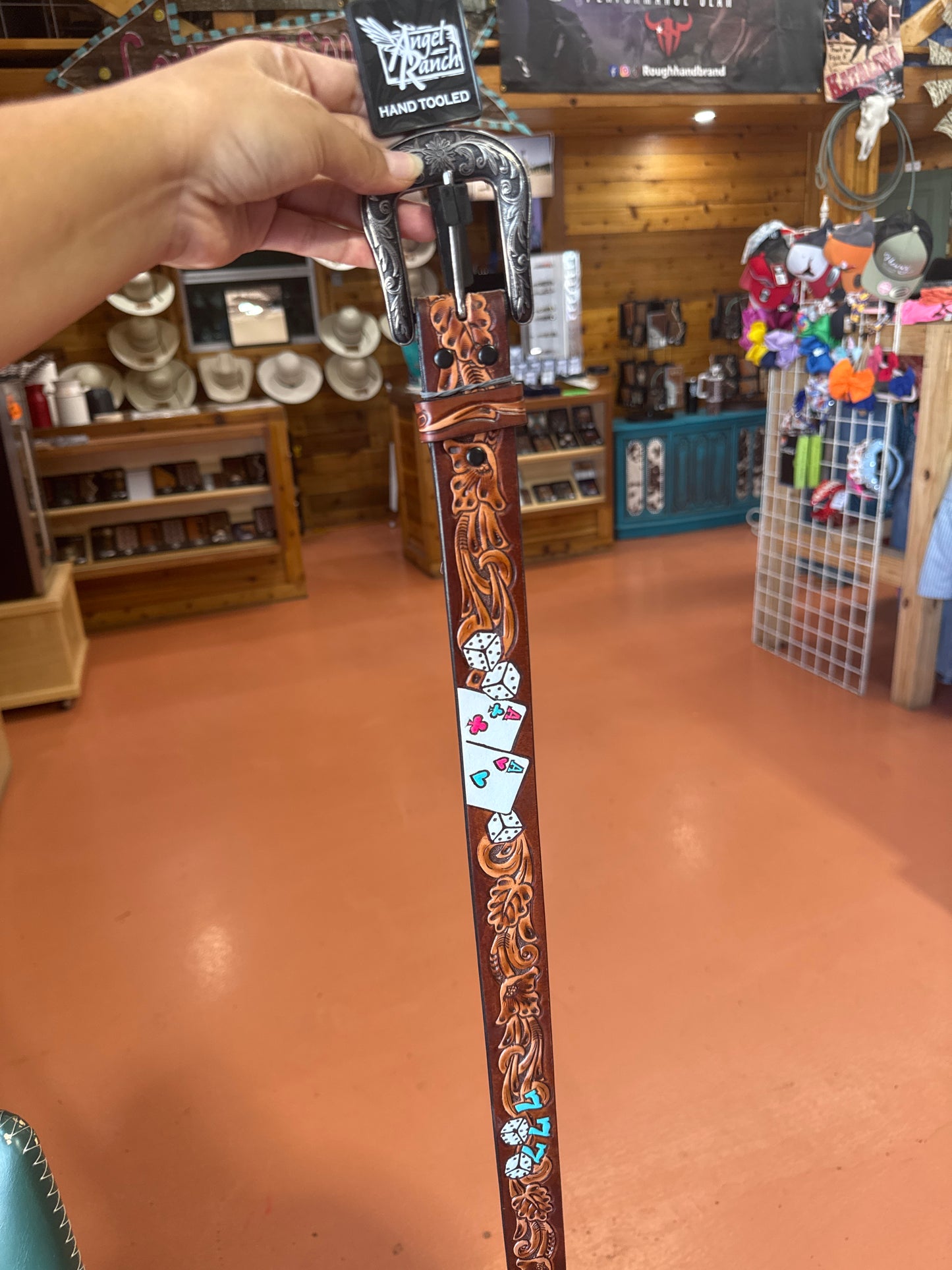 Women’s Angel Ranch Neon Aces Belt